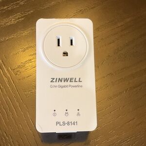 Zinwell G.hn Gigabit Powerline Adapter PLS-8141